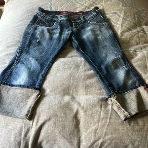 Miss Sixty distressed crop jeans
